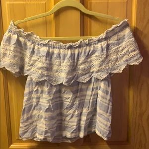 american eagle off the shoulder top